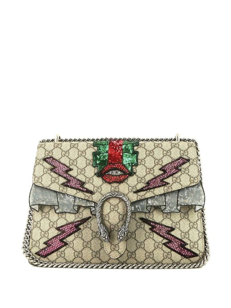 Gucci Pre-Owned Dionysus embellished clutch - Neutrals von Gucci Pre-Owned