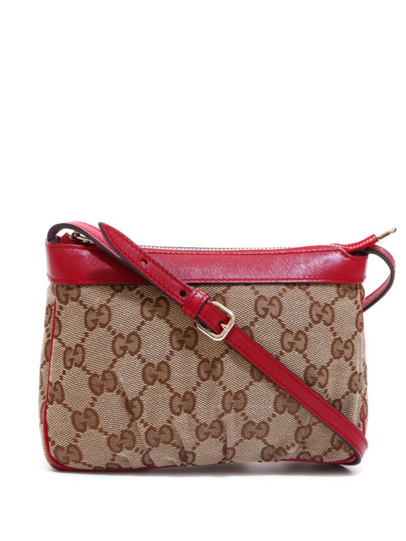 Gucci Pre-Owned GG Damier jacquard cross body bag - Neutrals von Gucci Pre-Owned