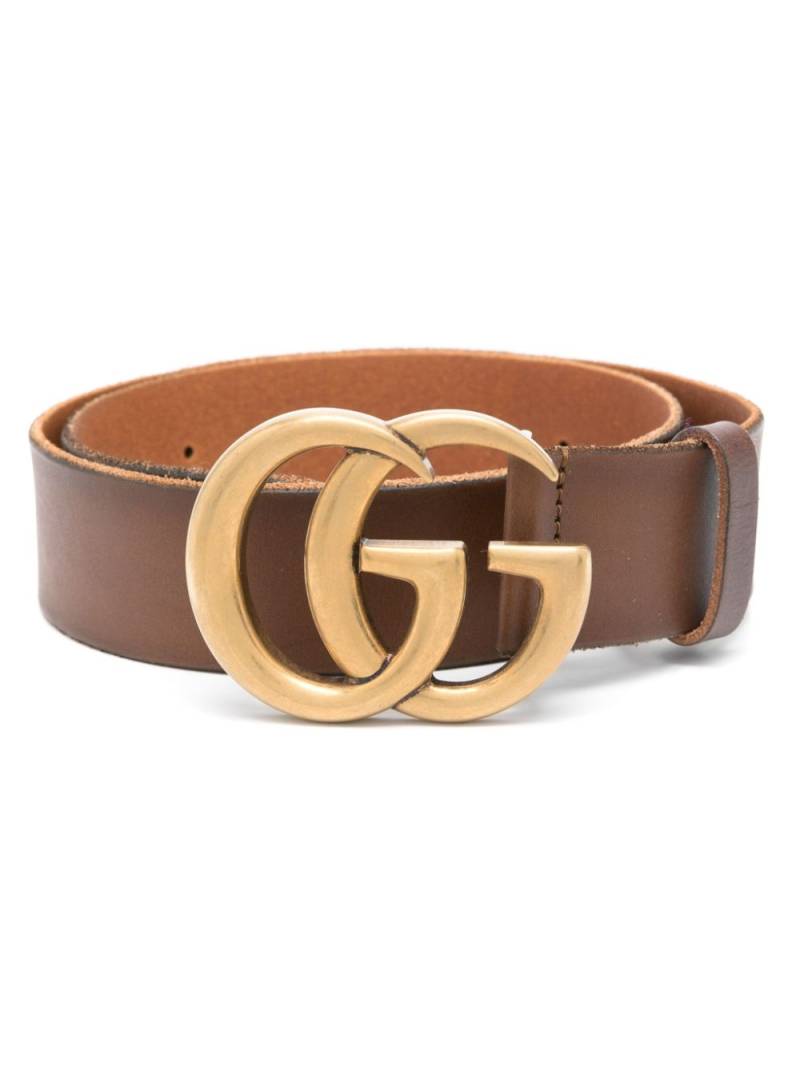 Gucci Pre-Owned GG Marmont wide belt - Brown von Gucci Pre-Owned