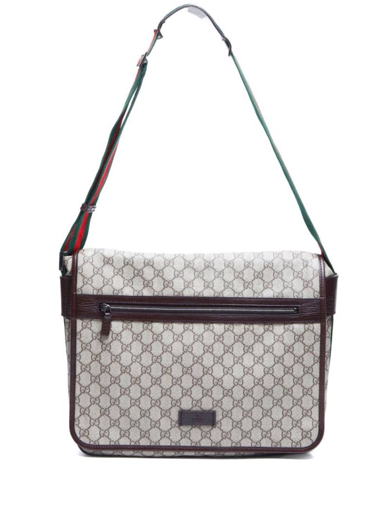 Gucci Pre-Owned GG Supreme canvas shoulder bag - Neutrals von Gucci Pre-Owned