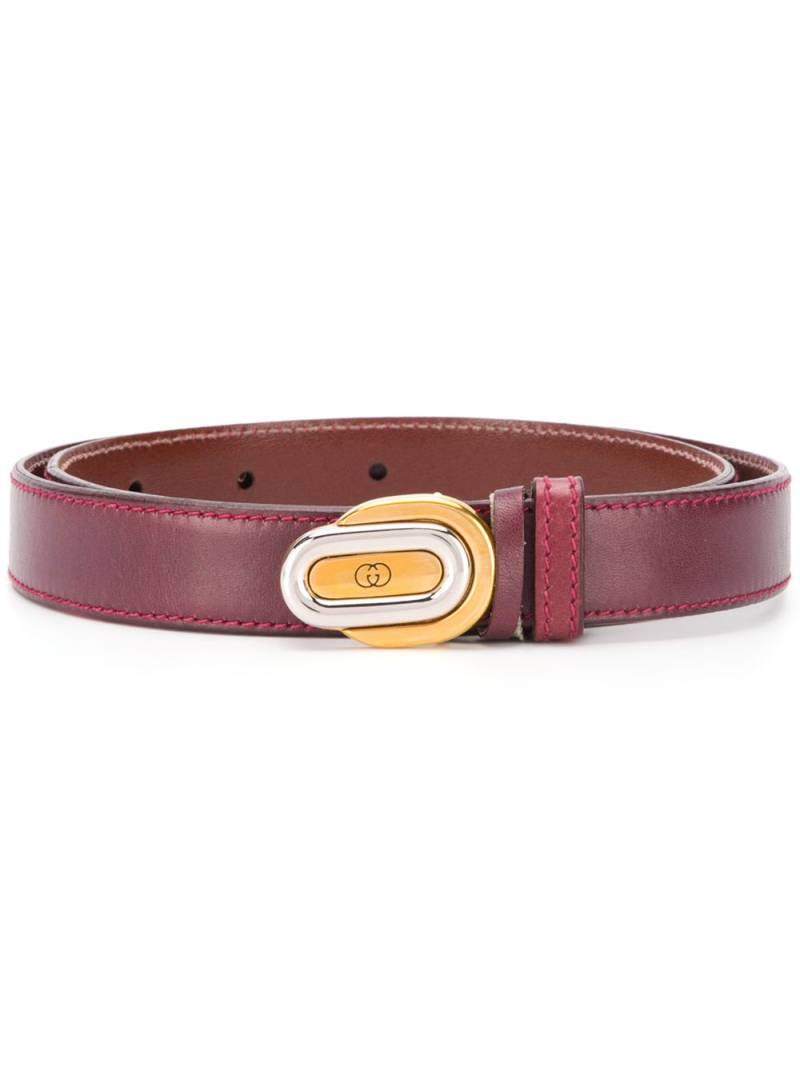 Gucci Pre-Owned GG buckle belt - Purple von Gucci Pre-Owned