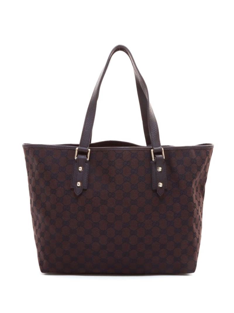 Gucci Pre-Owned GG canvas tote bag - Brown von Gucci Pre-Owned