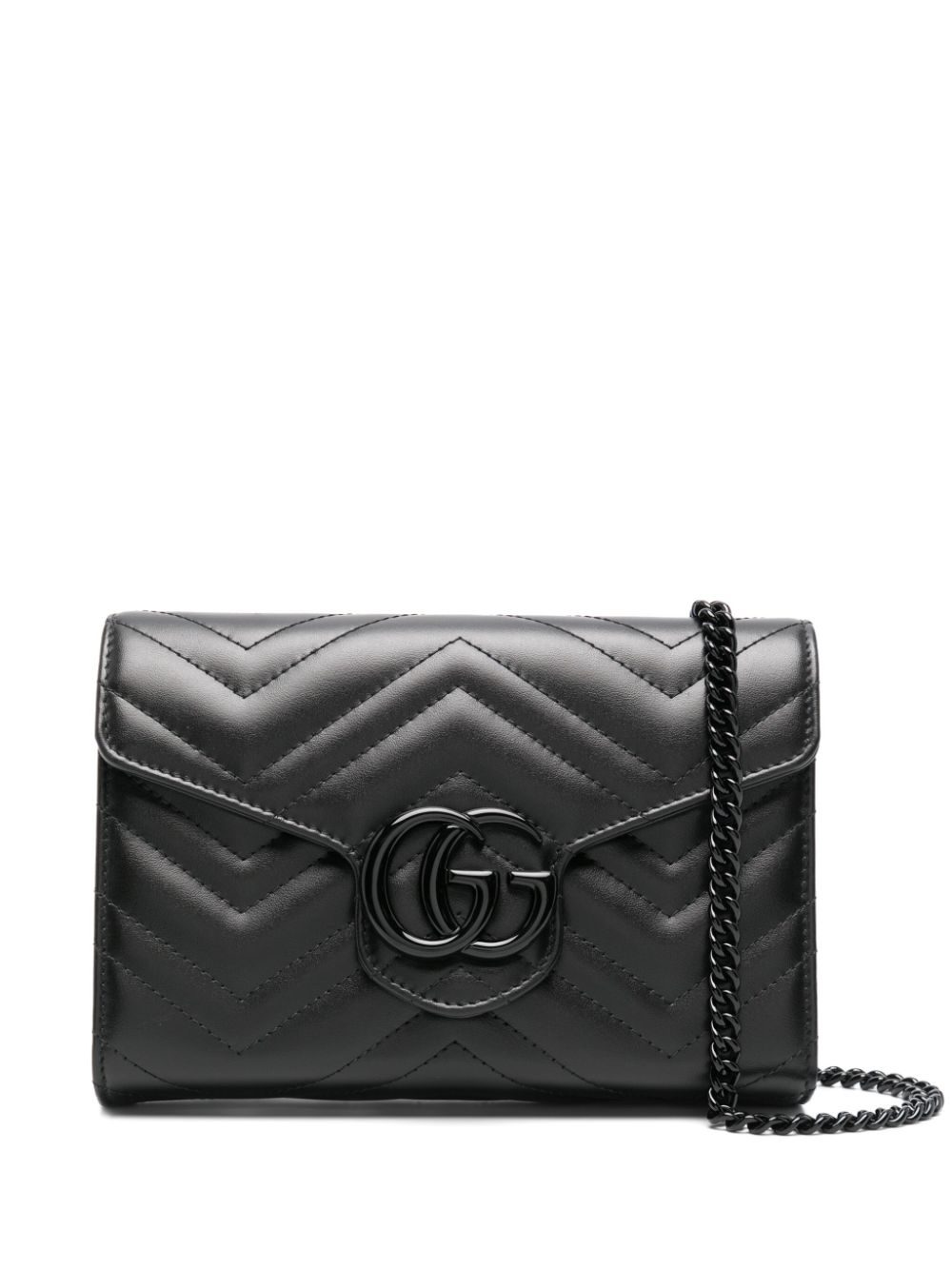 Gucci Pre-Owned Marmont 2 shoulder bag - Black von Gucci Pre-Owned