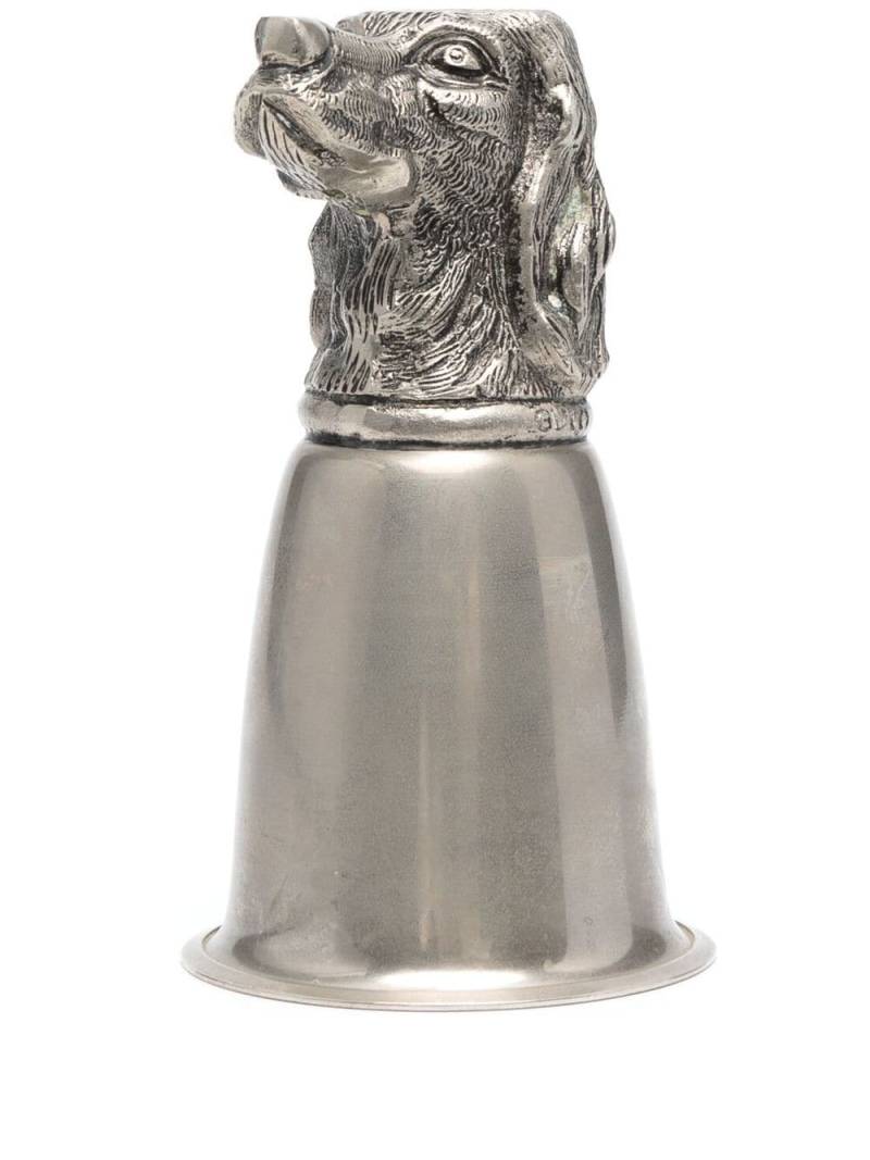 Gucci Pre-Owned dog head cup - Silver von Gucci Pre-Owned