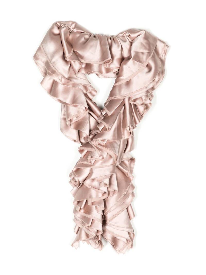 Gucci Pre-Owned draped silk scarf - Pink von Gucci Pre-Owned