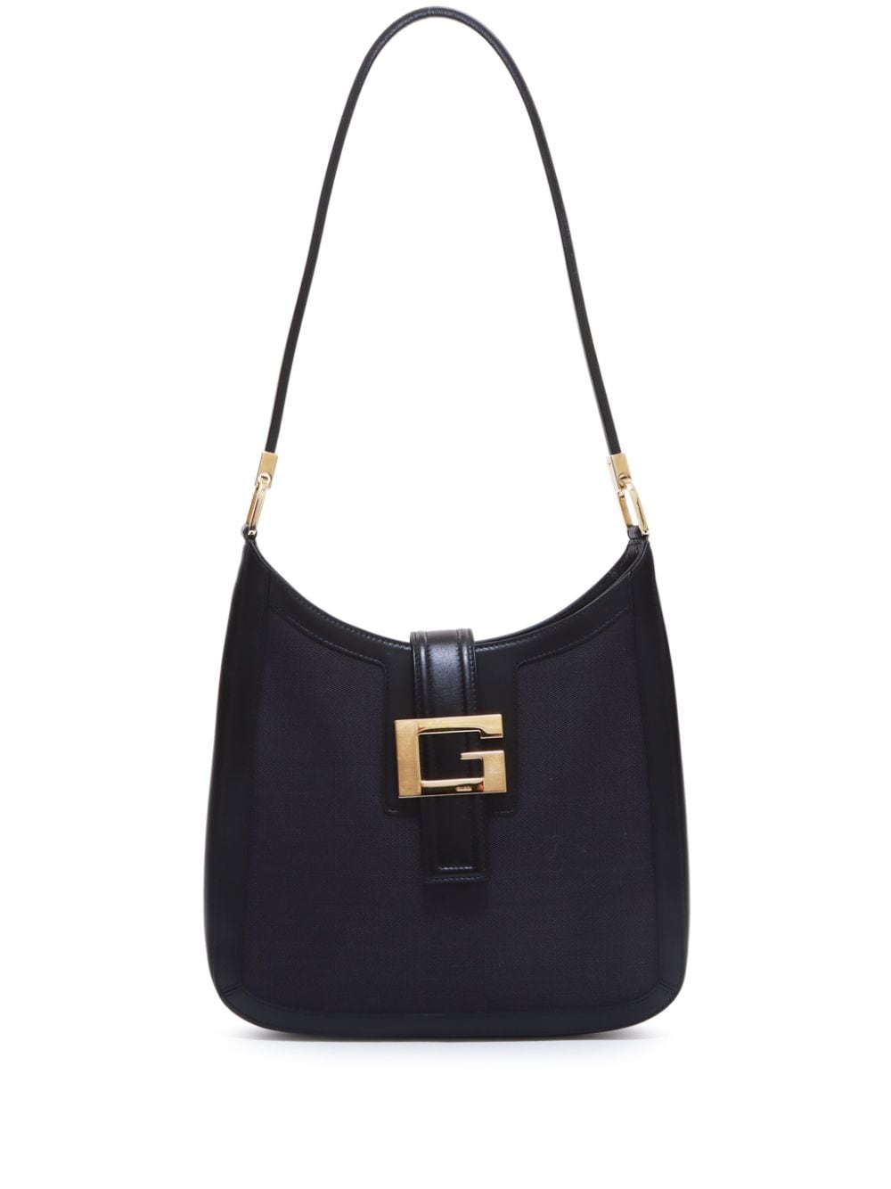 Gucci Pre-Owned logo-appliqué shoulder bag - Black von Gucci Pre-Owned