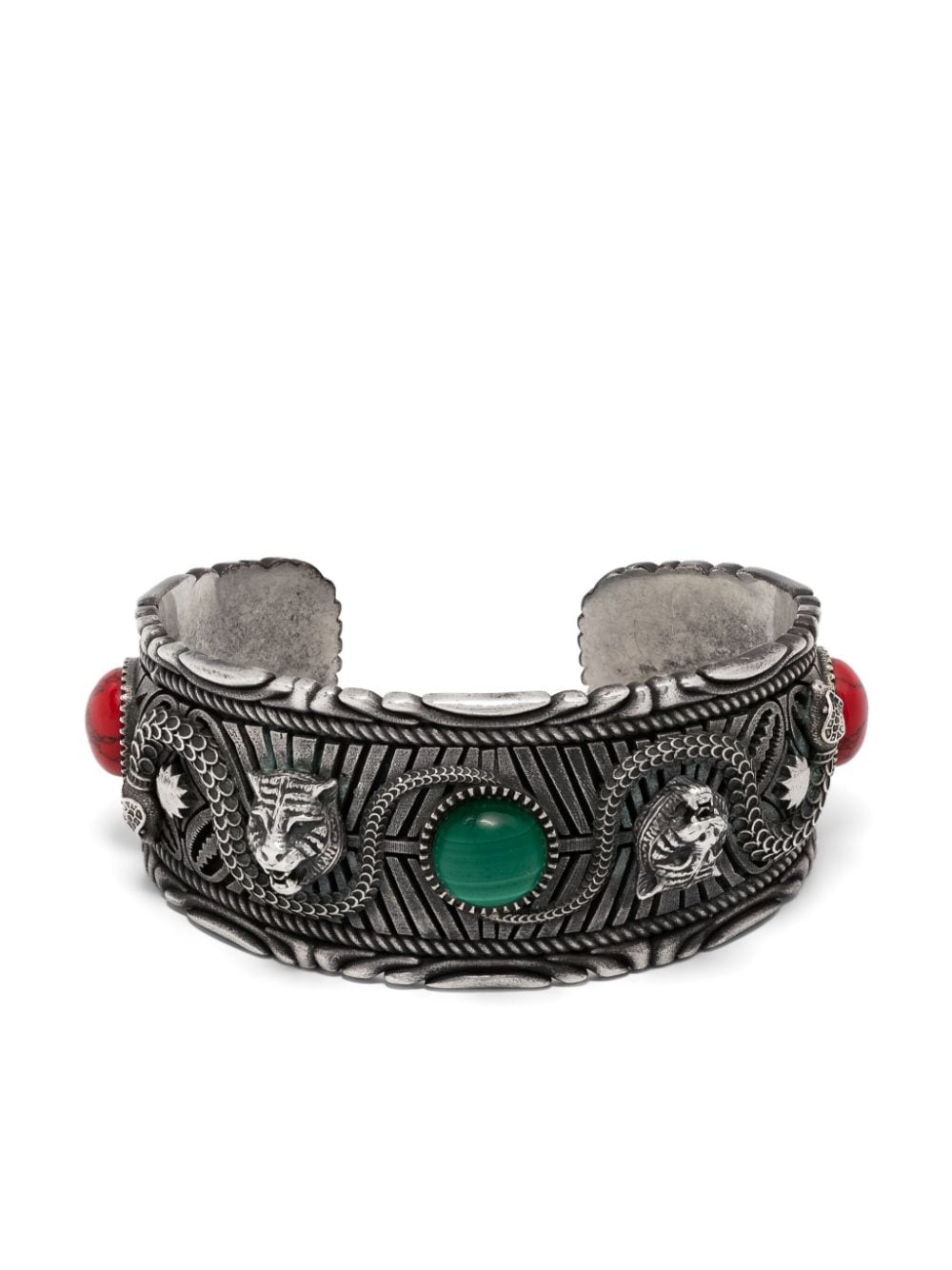 Gucci Pre-Owned tiger head-motif bracelet - Silver von Gucci Pre-Owned