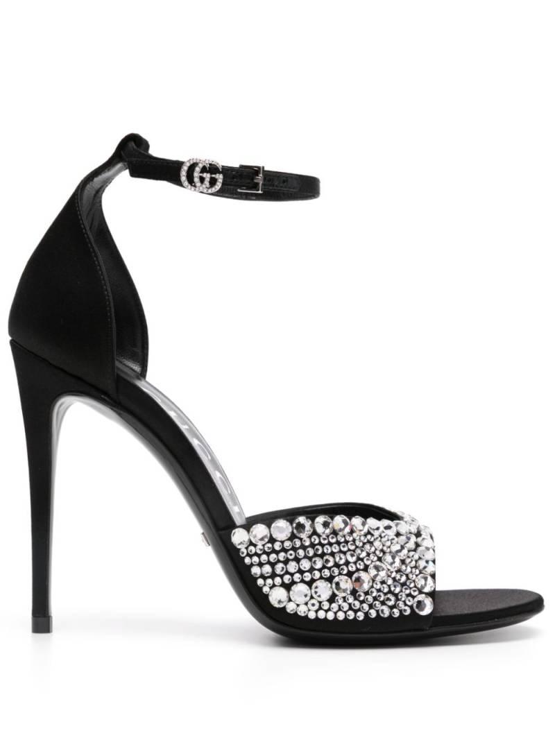 Gucci 110mm Double G-buckle sandals - Black von Gucci