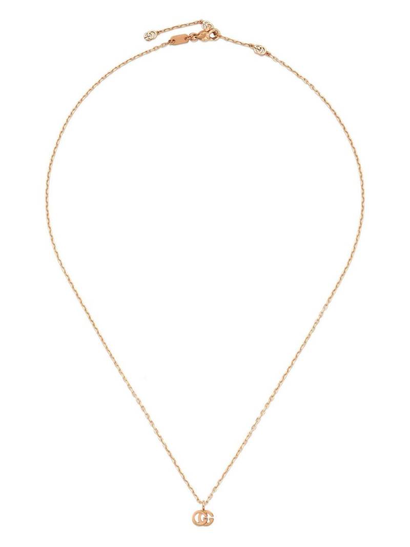 Gucci 18kt rose gold GG Running necklace - Pink von Gucci