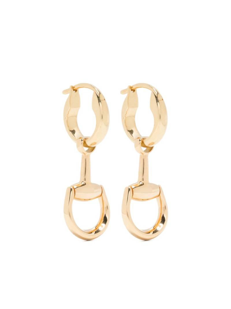 Gucci 18kt yellow gold Horsebit earrings von Gucci