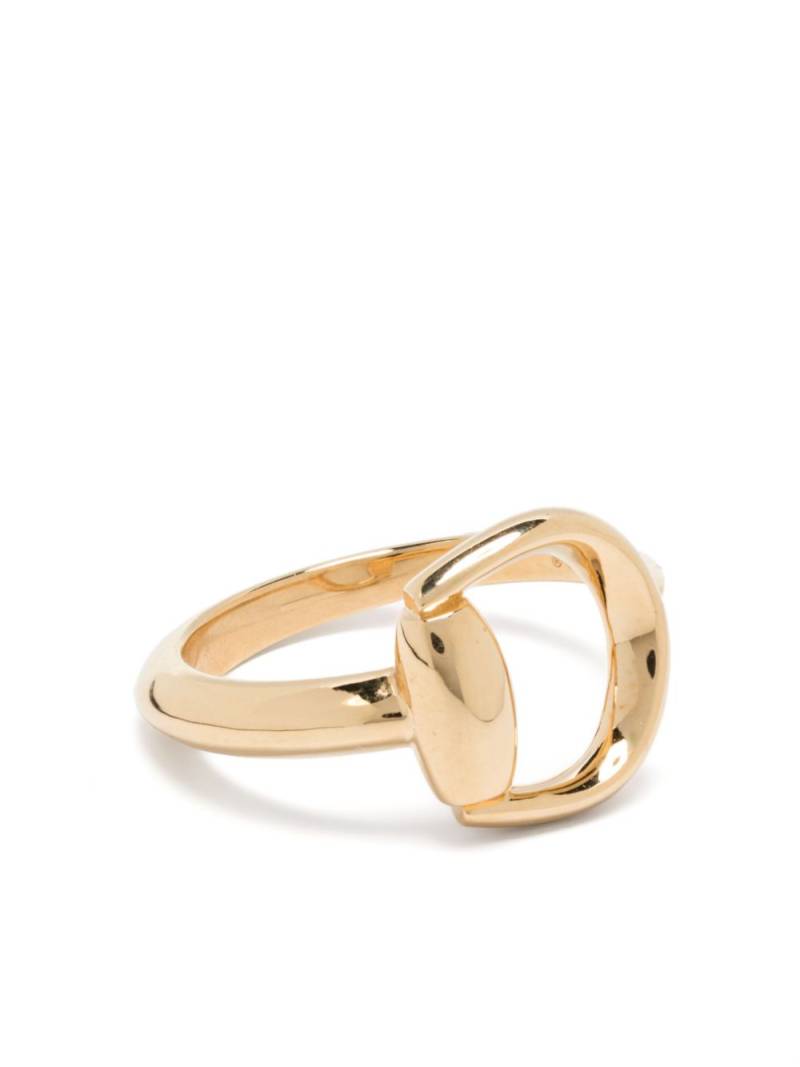 Gucci 18kt yellow gold Horsebit ring von Gucci