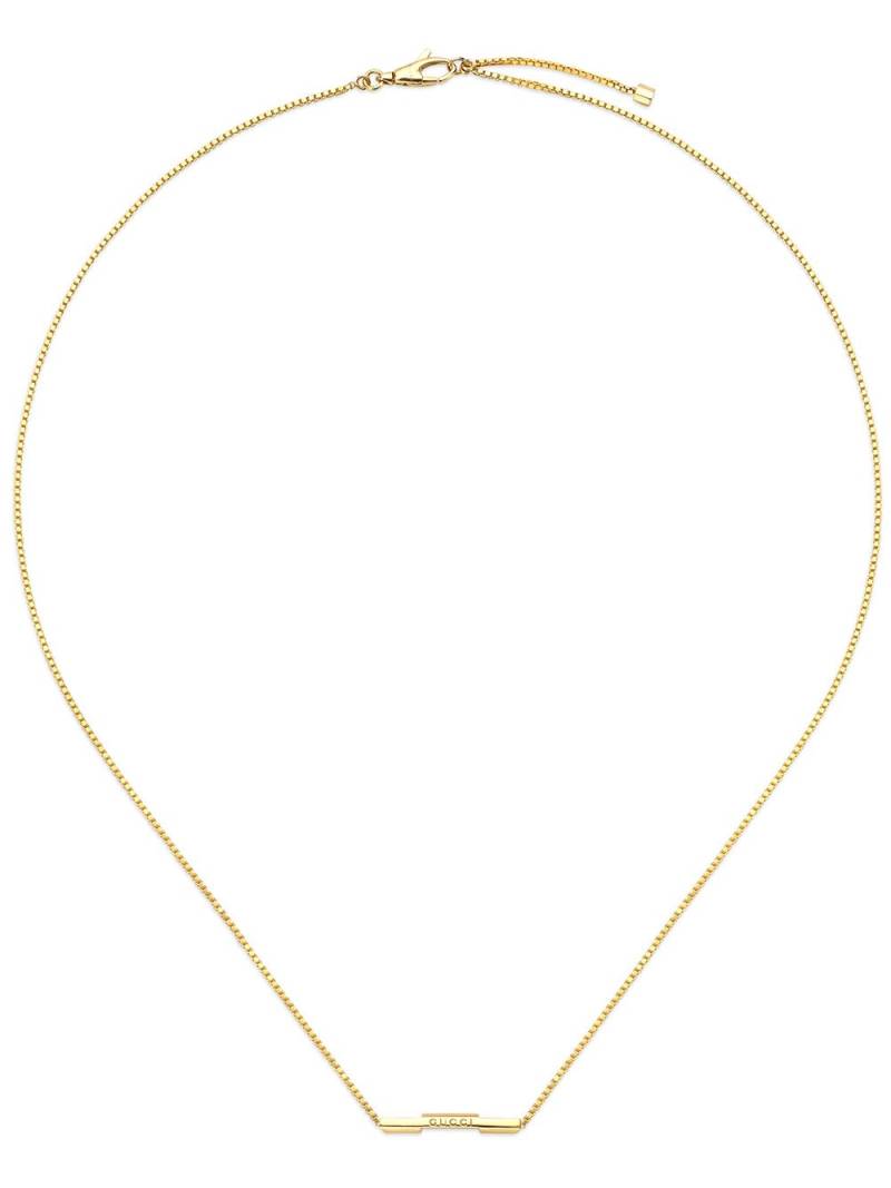 Gucci 18kt yellow gold Link to Love Gucci bar necklace von Gucci