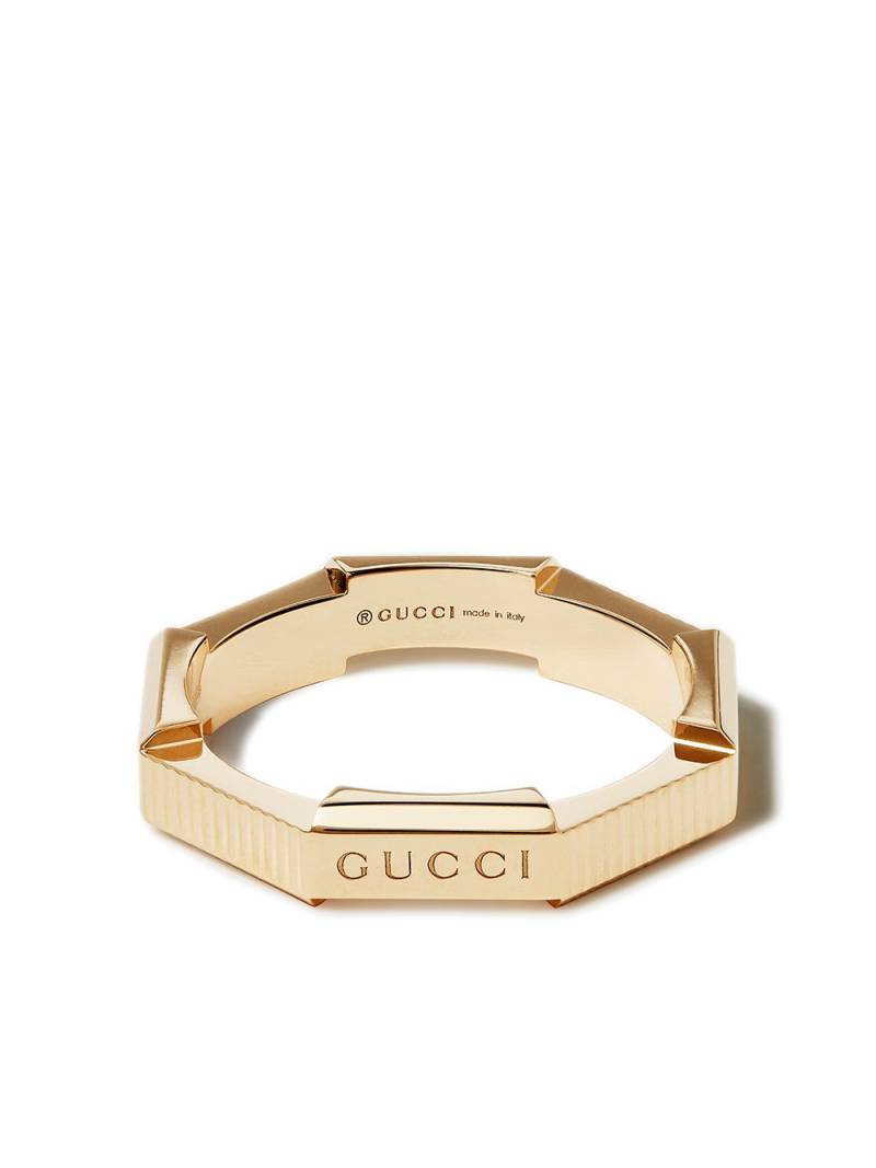 Gucci 18kt yellow gold Link to Love ring von Gucci