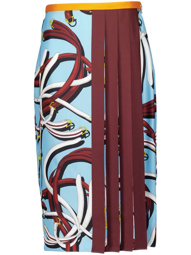 Gucci Belt Series skirt - Blue von Gucci