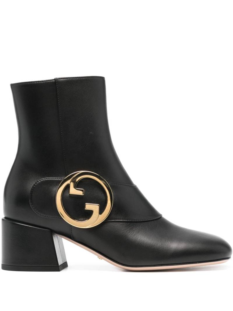 Gucci Blondie 55mm ankle boots - Black von Gucci