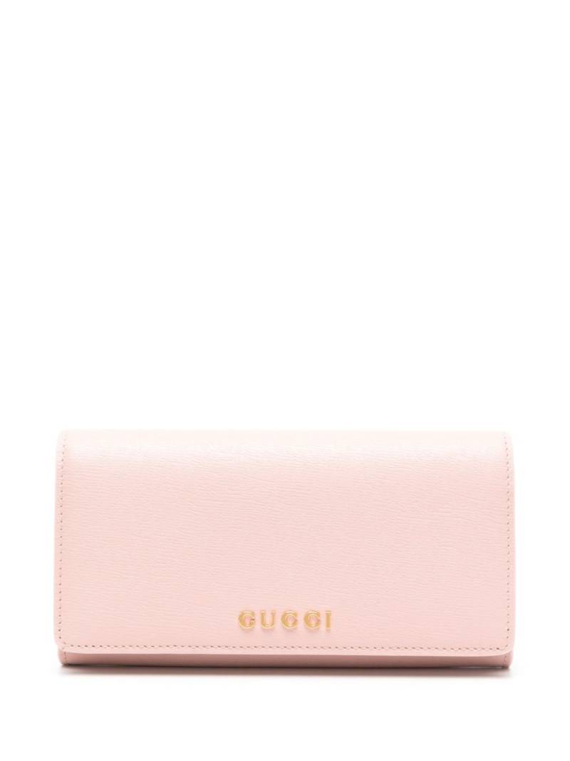 Gucci Continental leather wallet - Pink von Gucci