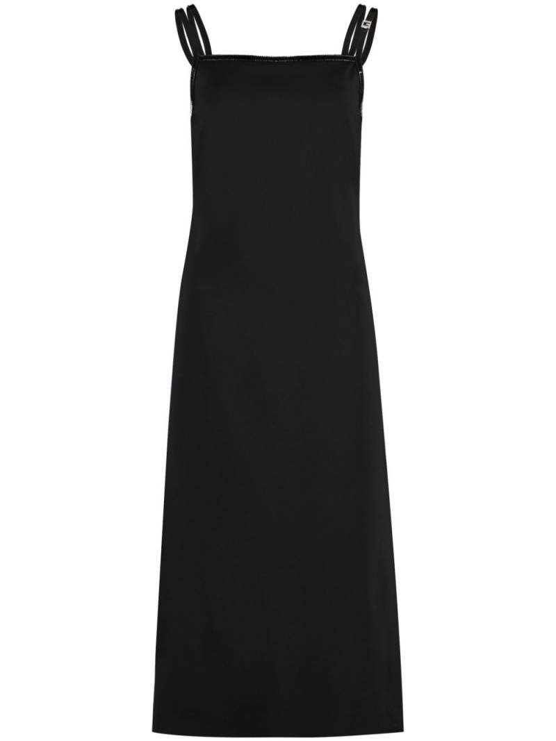 Gucci Crystal G midi dress - Black von Gucci