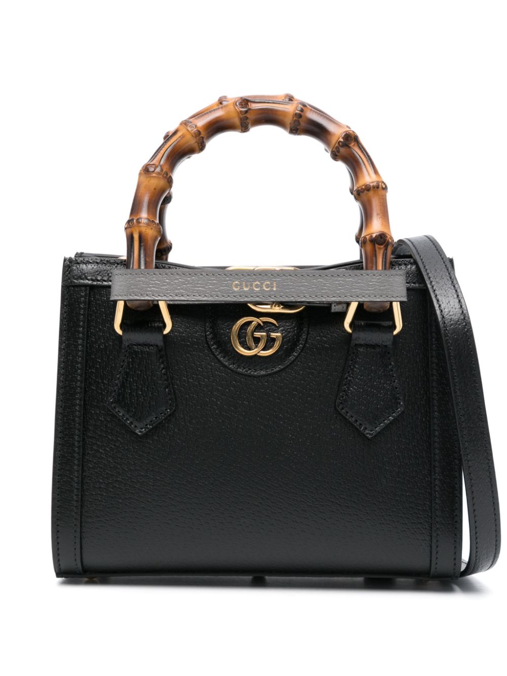 Gucci Diana leather mini bag - Black von Gucci