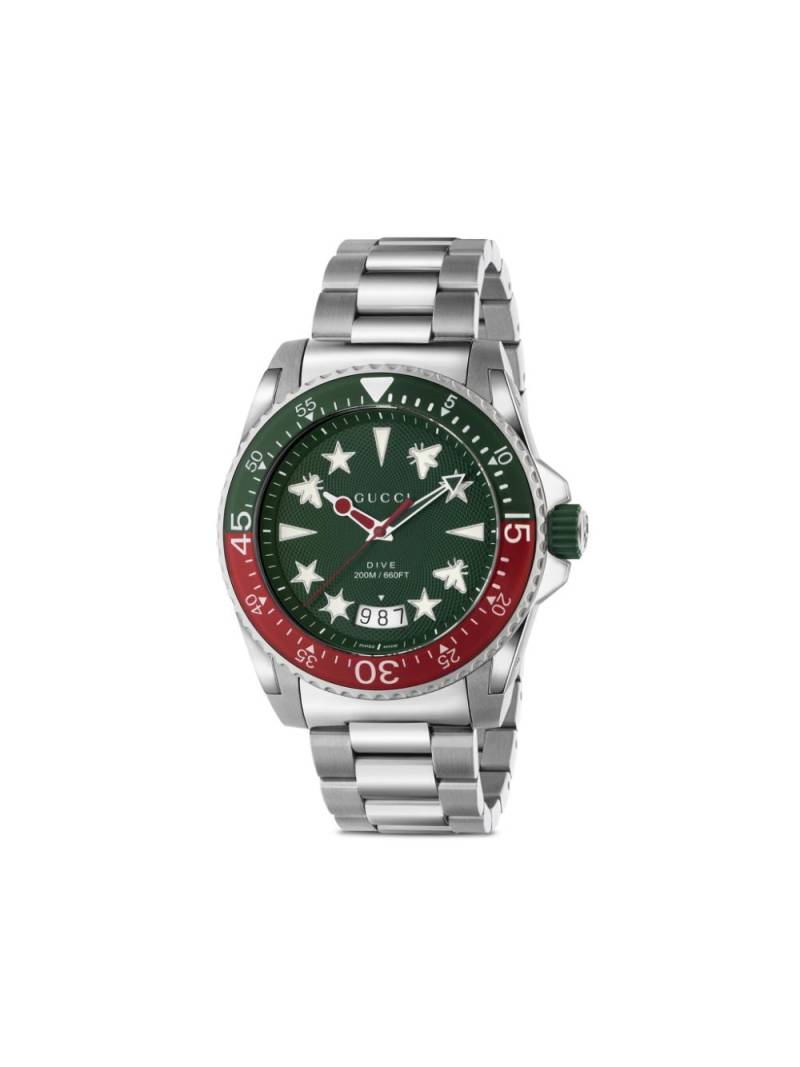 Gucci Dive 40mm - Green von Gucci