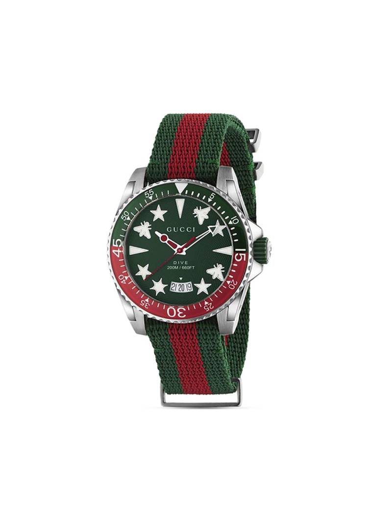 Gucci Dive 40mm - Green von Gucci