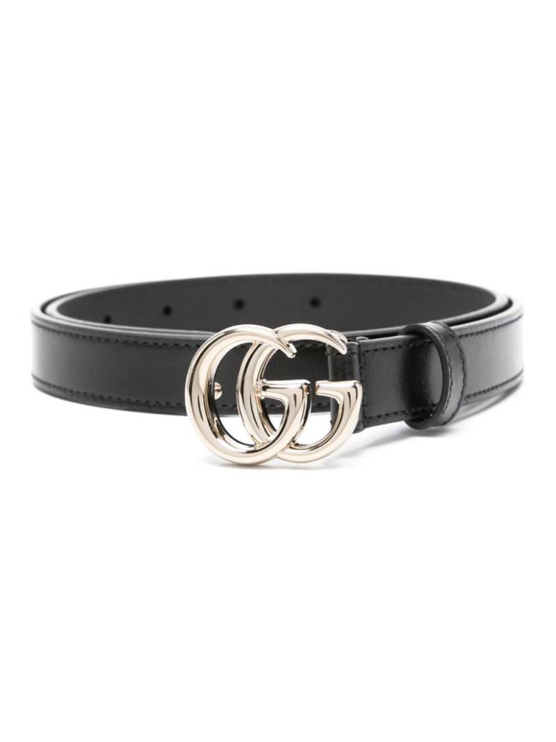 Gucci Double G buckle belt - Black von Gucci