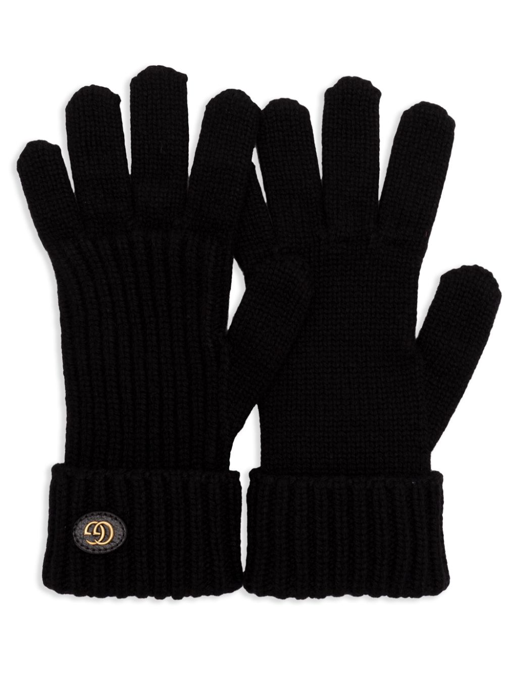 Gucci Double G gloves - Black von Gucci