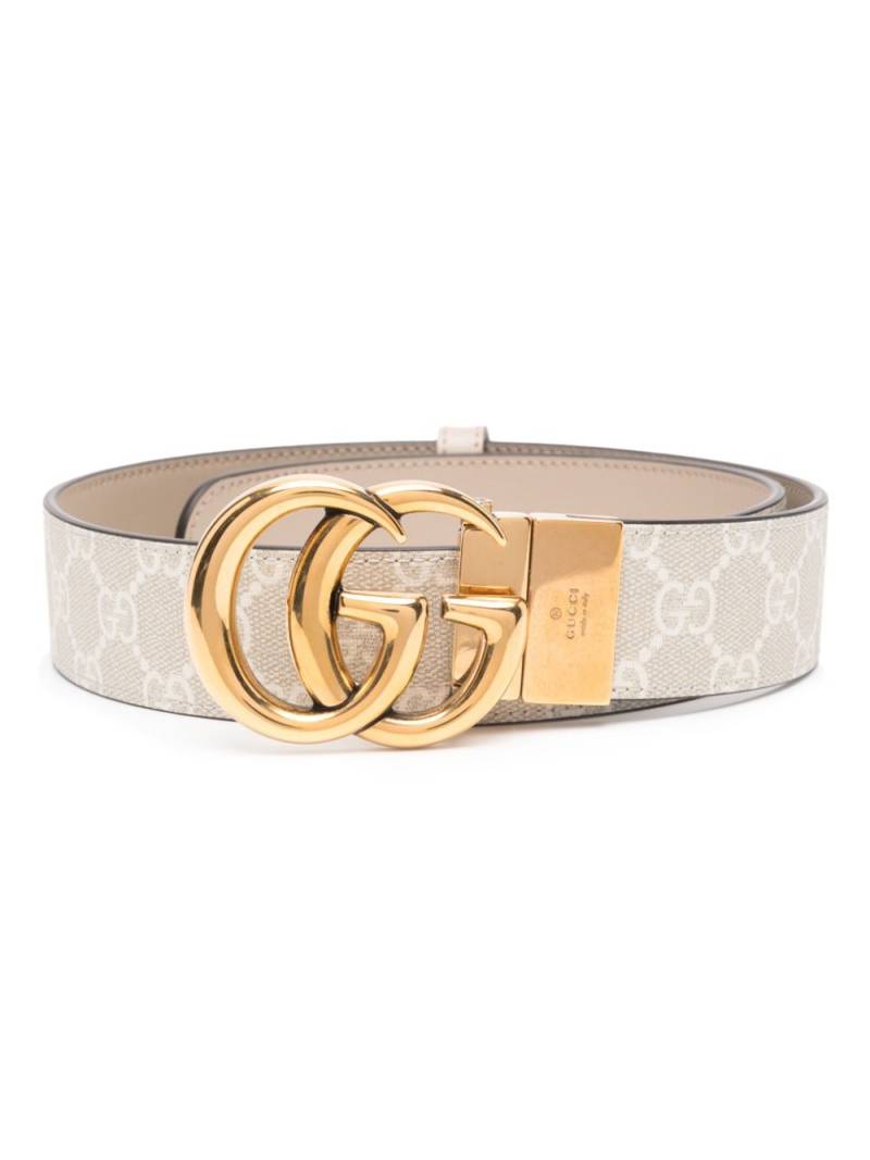 Gucci Double G-buckle reversible belt - Neutrals von Gucci