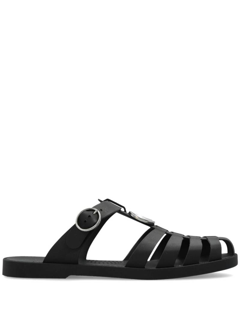 Gucci Double G sandals - Black von Gucci