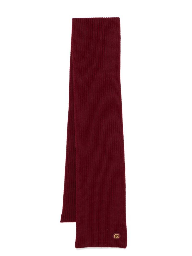 Gucci Double G scarf - Red von Gucci