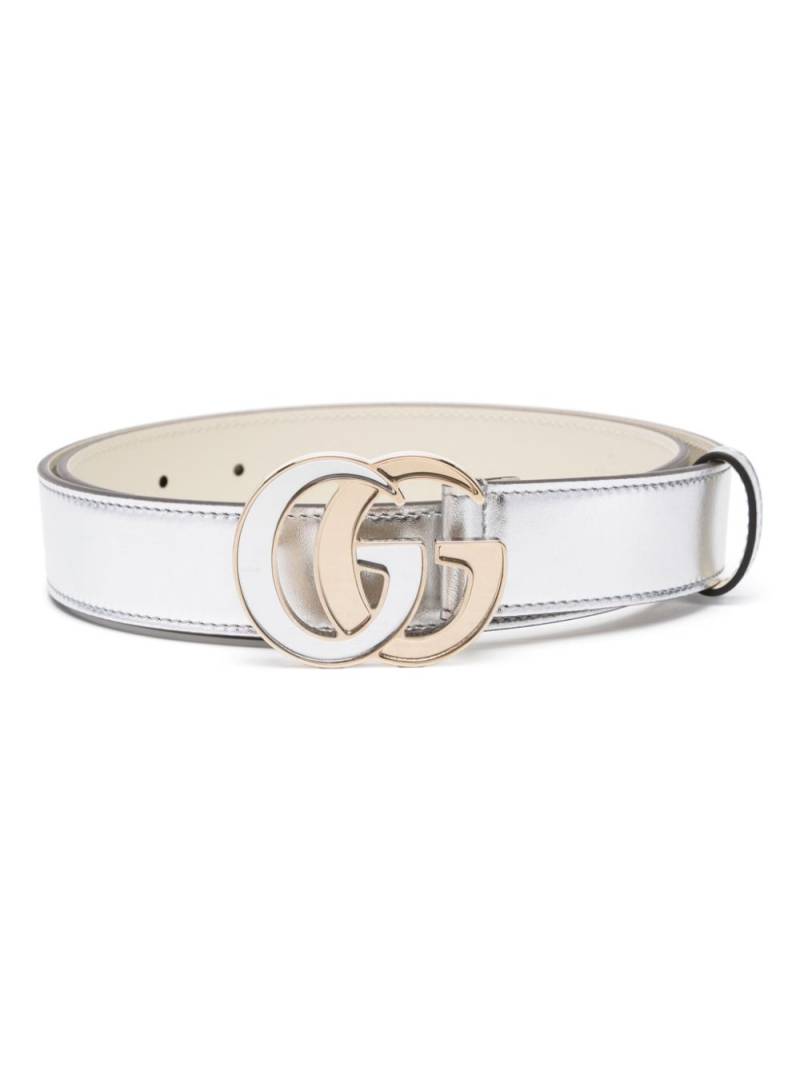 Gucci GG Marmont belt - Silver von Gucci