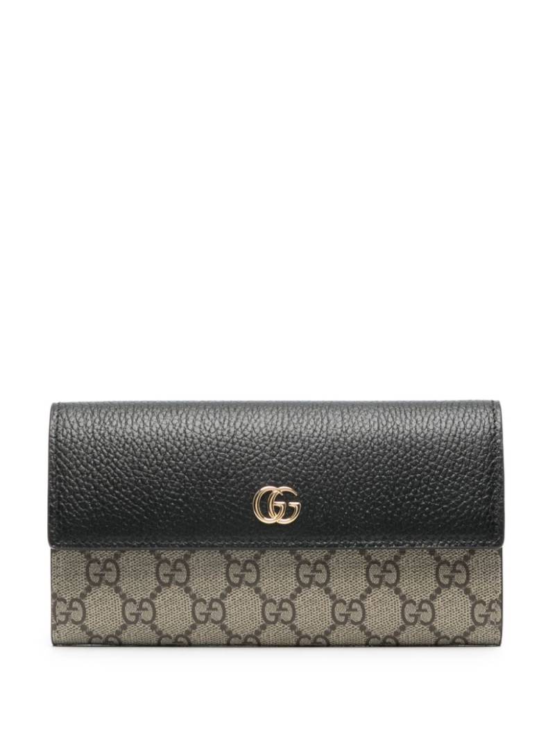 Gucci GG Marmont continental leather wallet - Neutrals von Gucci