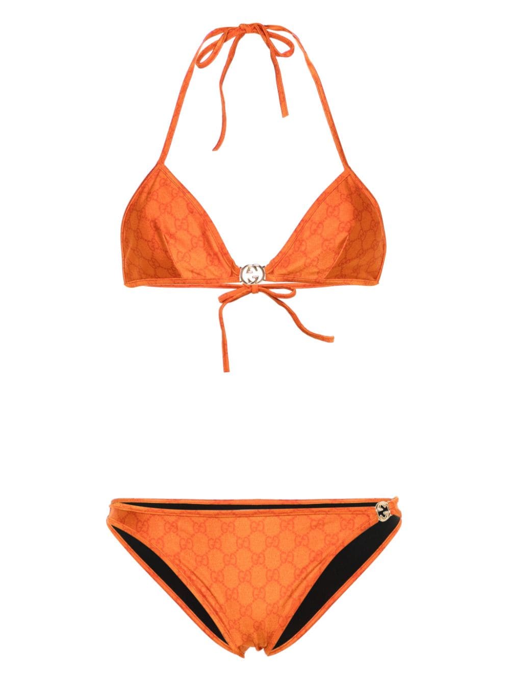 Gucci GG Supreme-print bikini set - Orange von Gucci