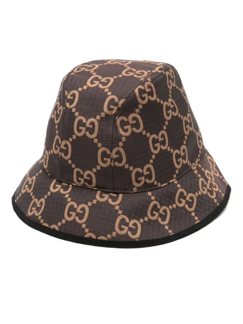 Gucci GG ripstop bucket hat - Brown von Gucci