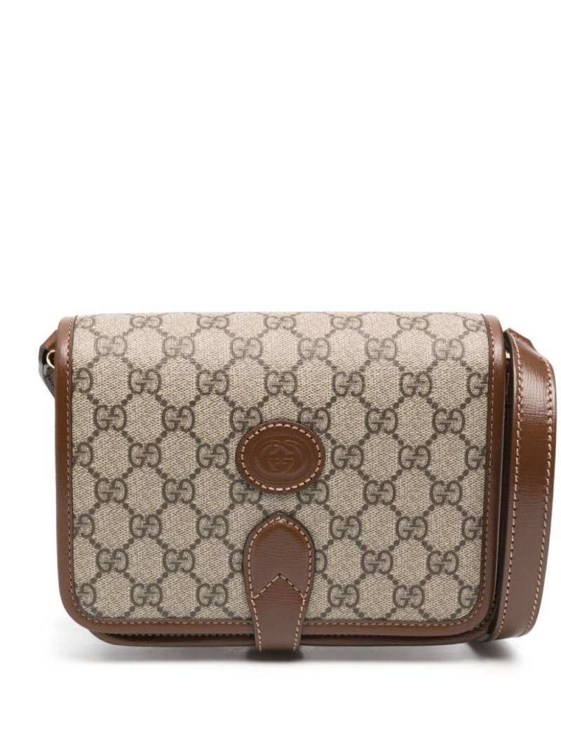 Gucci GG-canvas messenger bag - Neutrals von Gucci