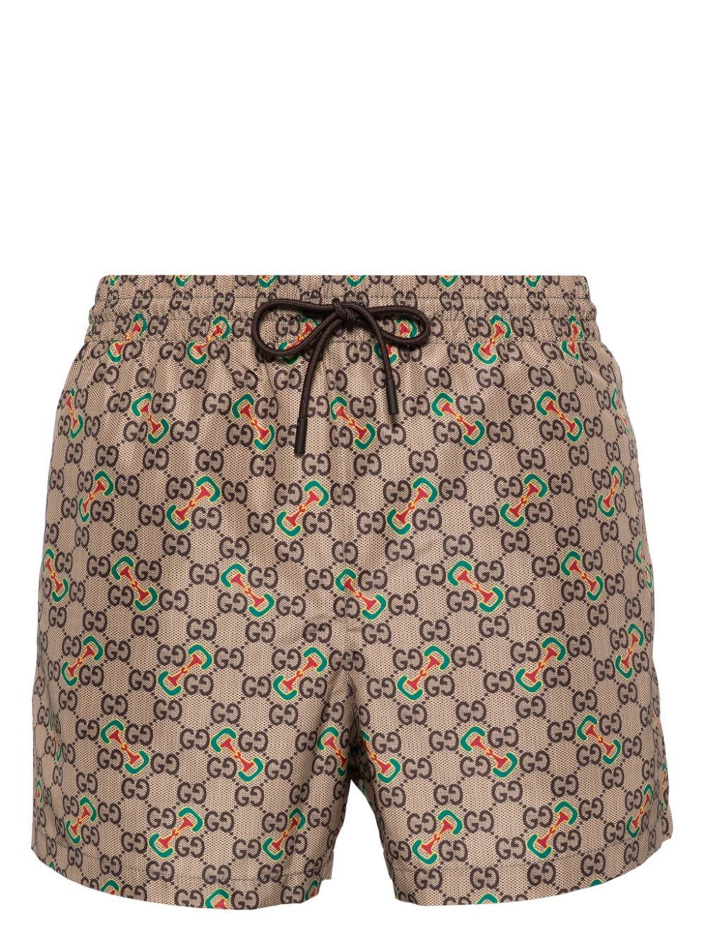 Gucci GG-canvas swim shorts - Neutrals von Gucci