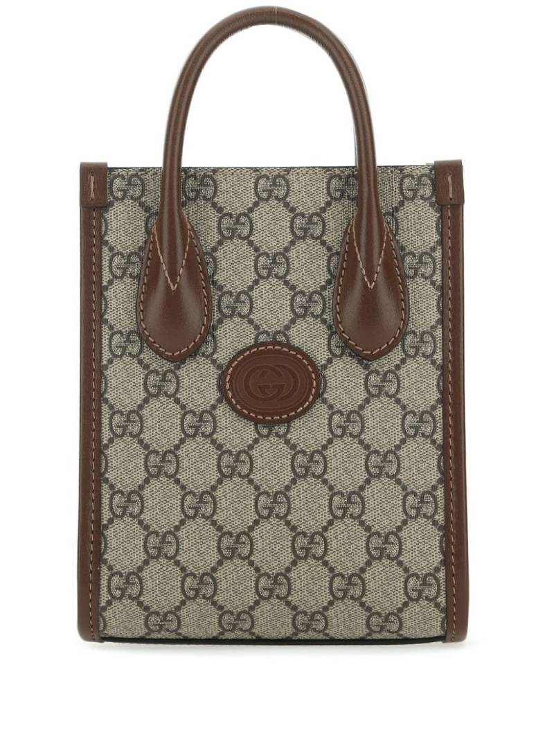 Gucci GG-canvas tote bag - Brown von Gucci