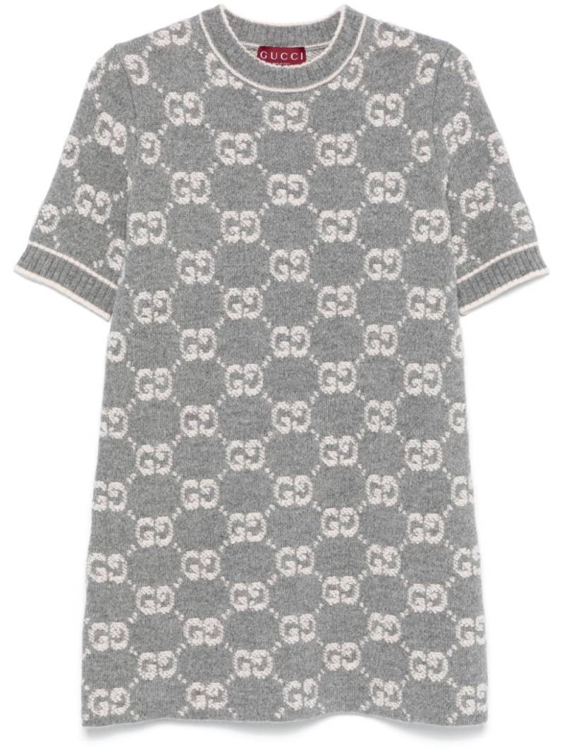 Gucci GG-jacquard mini dress - Grey von Gucci