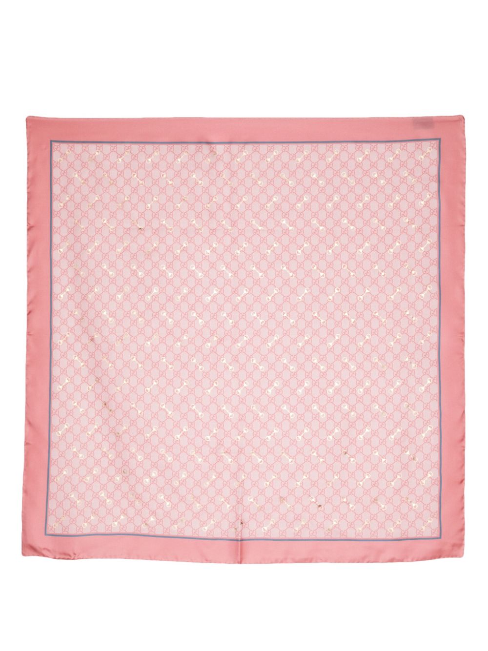 Gucci GG-print silk scarf - Pink von Gucci