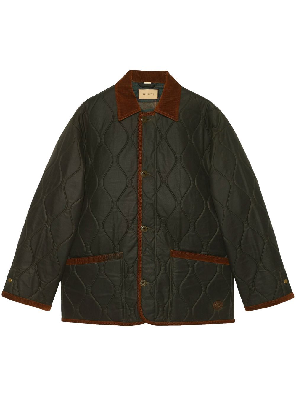 Gucci Green Quilted Wool Jacket von Gucci