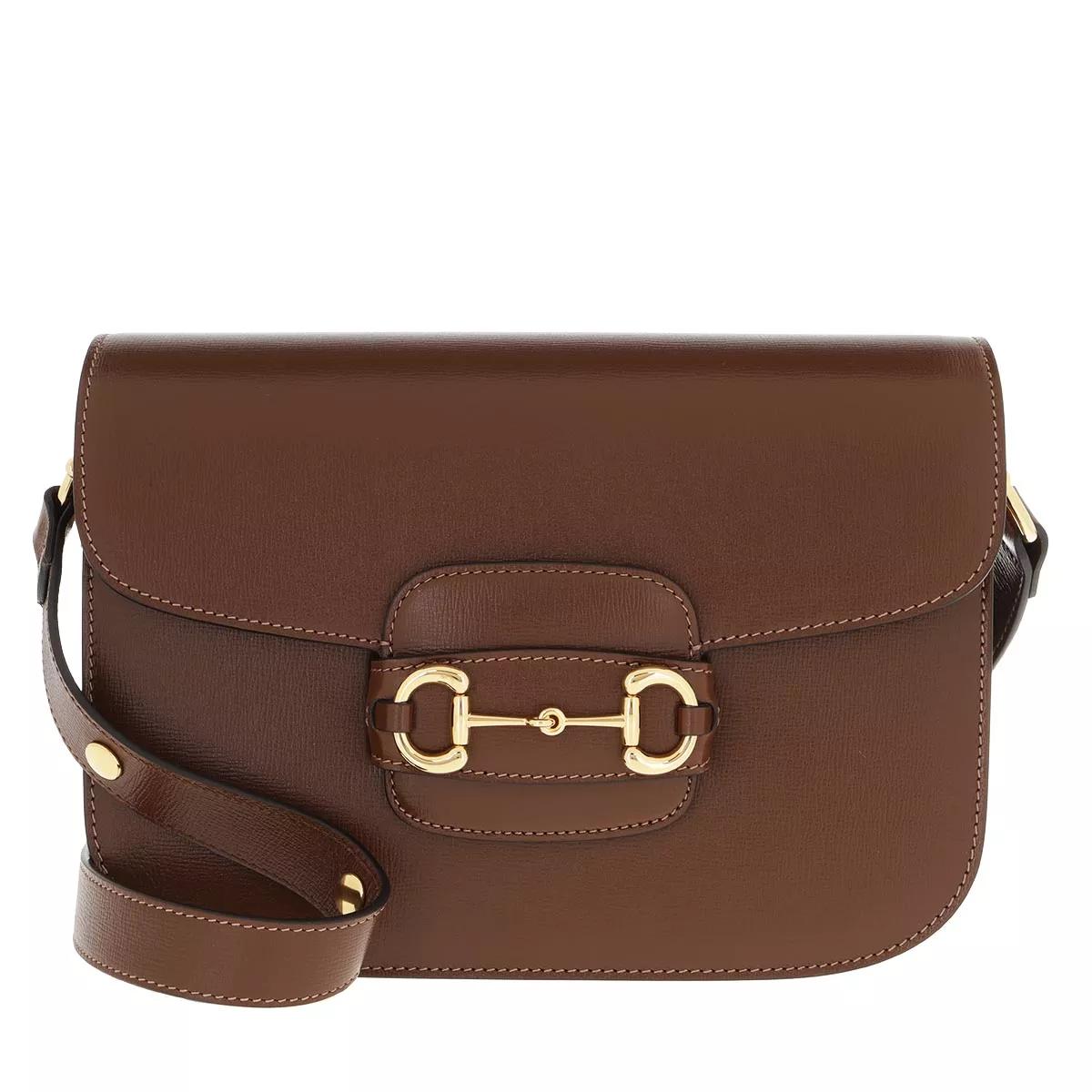 Gucci Handtasche - 1955 Horsebit Shoulder Bag Leather - Gr. unisize - in Braun - für Damen von Gucci