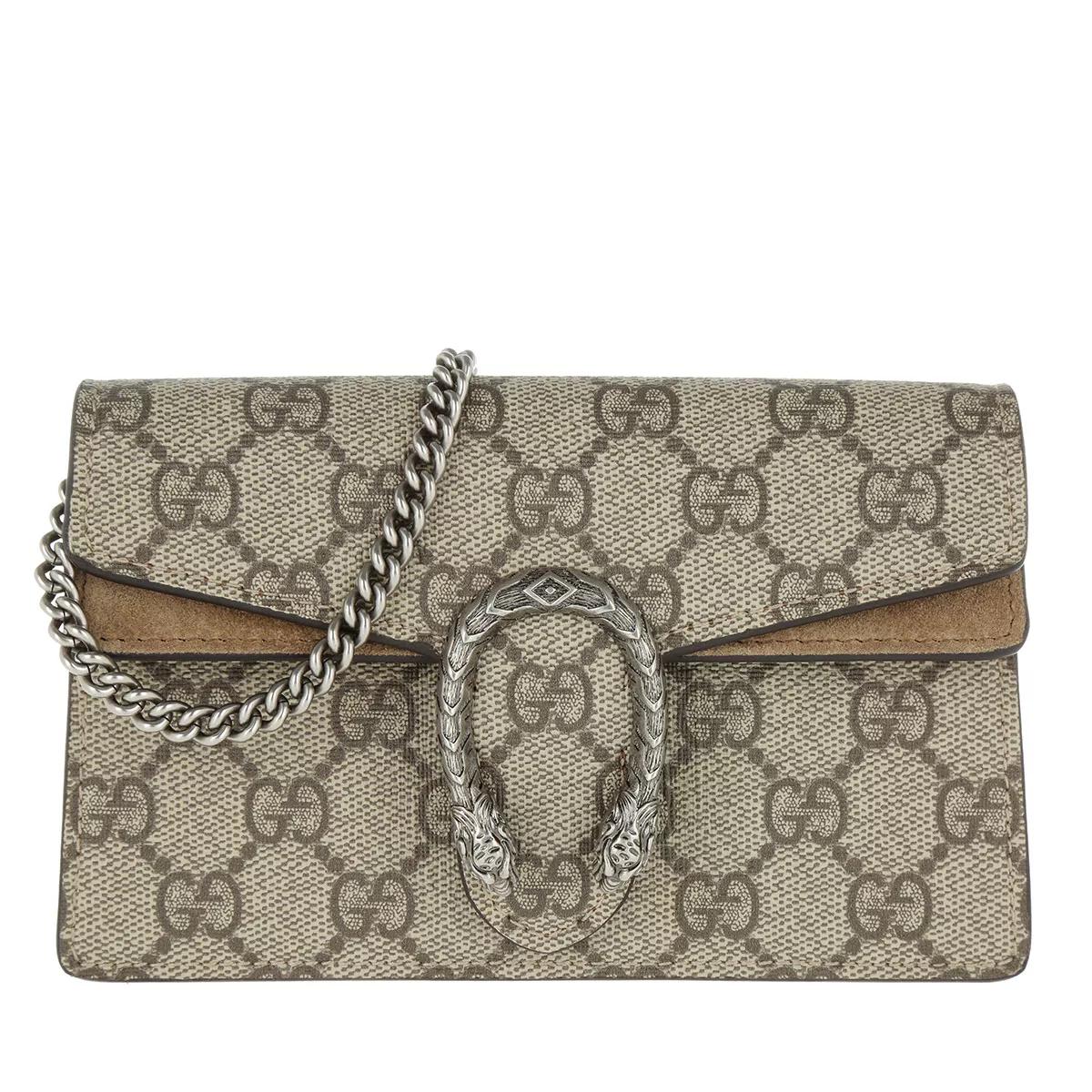 Gucci Handtasche - Dionysus GG Supreme Super Mini Bag - Gr. unisize - in Beige - für Damen von Gucci