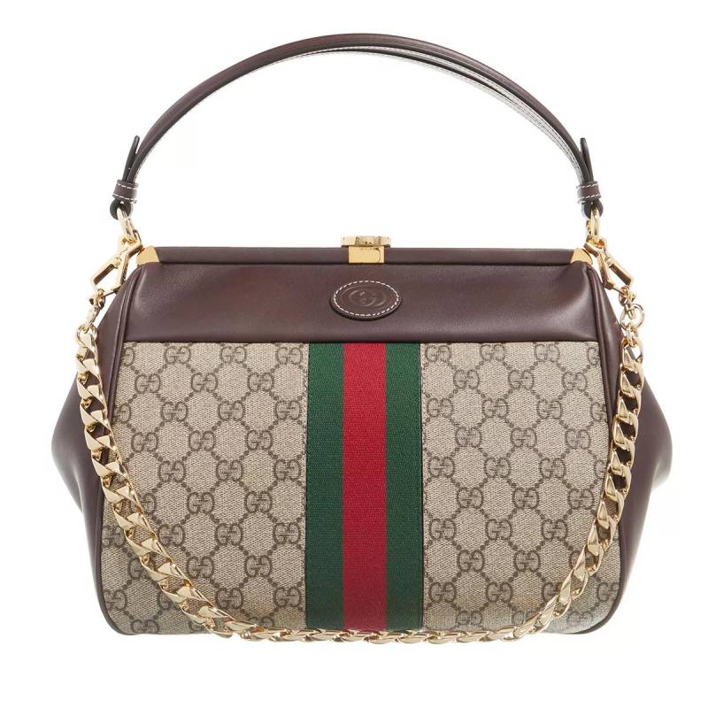 Gucci Handtasche - Virgo Small Handle Bag GG Supreme Canvas - Gr. unisize - in Beige - für Damen von Gucci