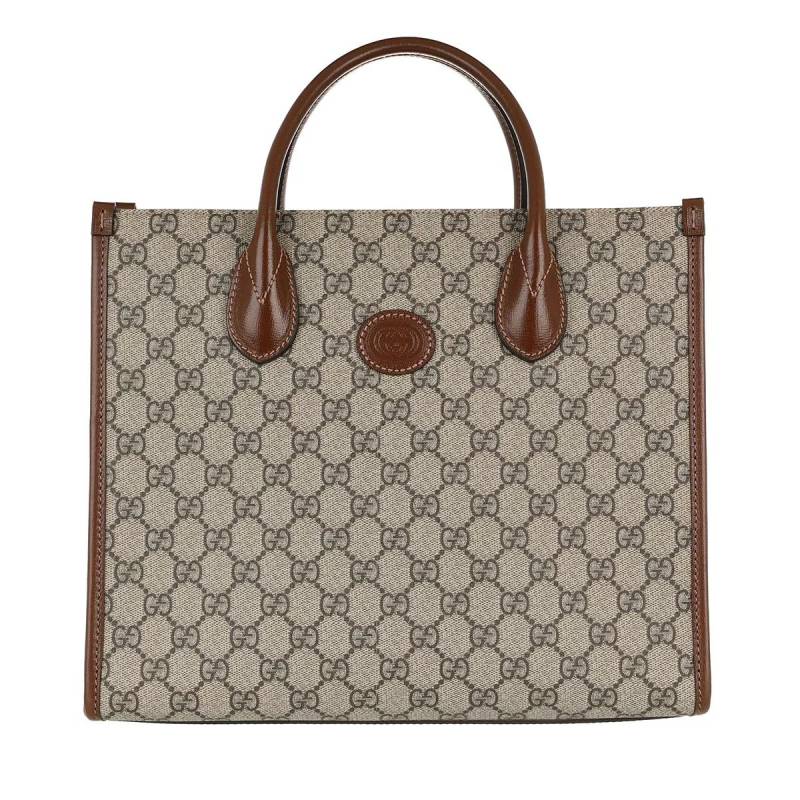 Gucci Henkeltasche - Small GG Tote Bag - Gr. unisize - in Beige - für Damen von Gucci