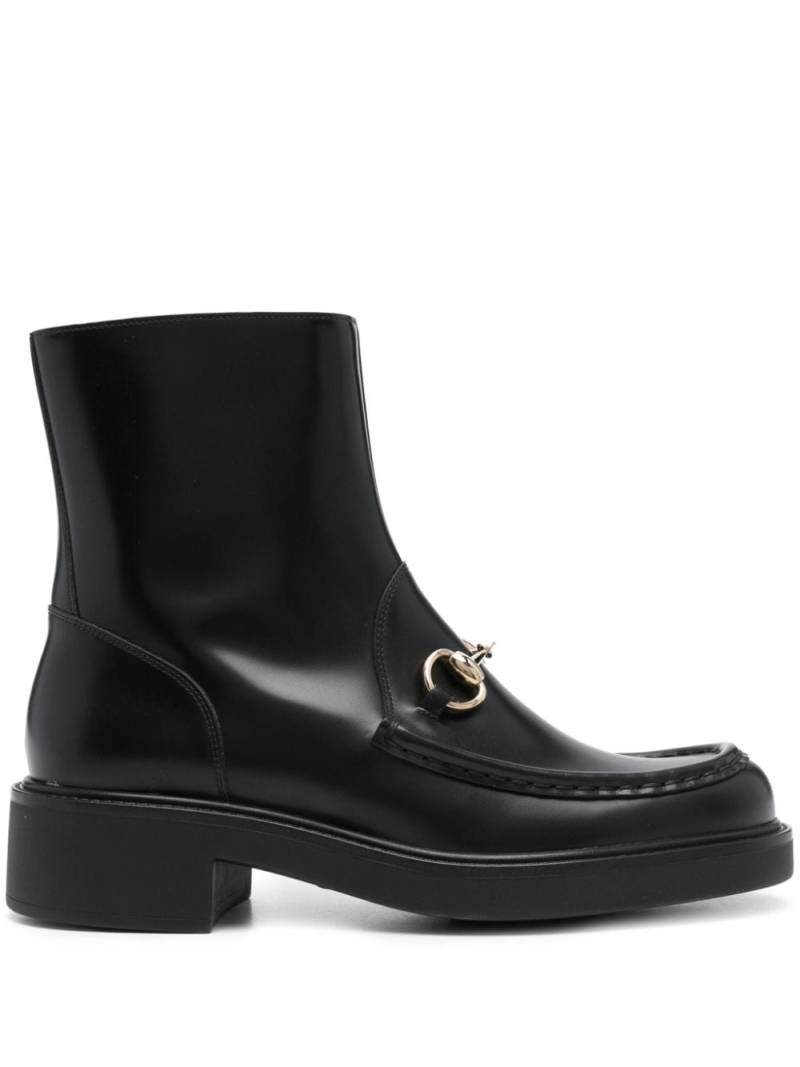 Gucci Horsebit ankle boots - Black von Gucci