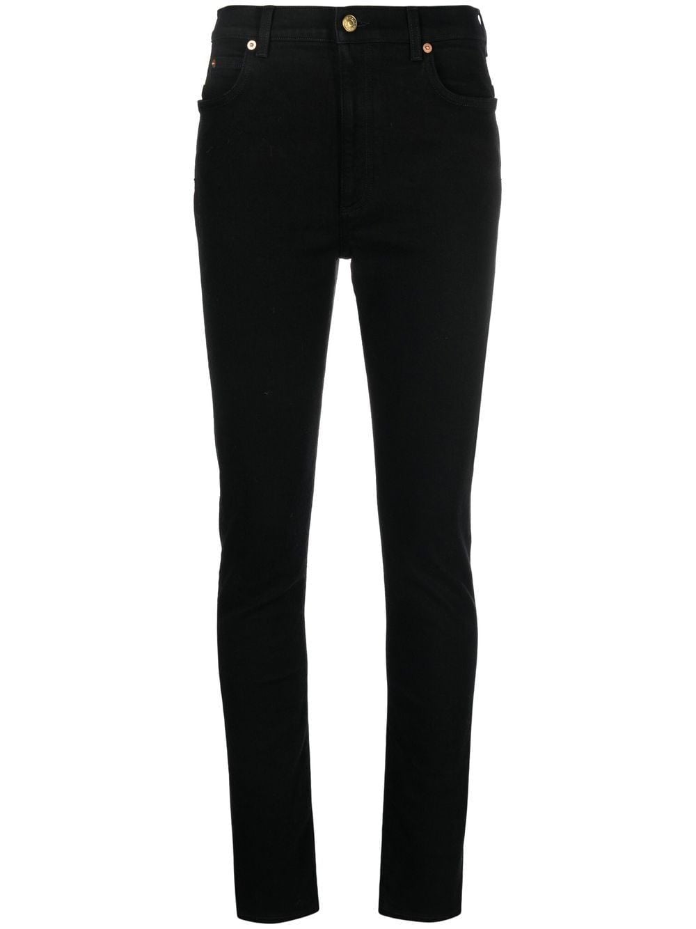 Gucci Horsebit-buckle skinny jeans - Black von Gucci