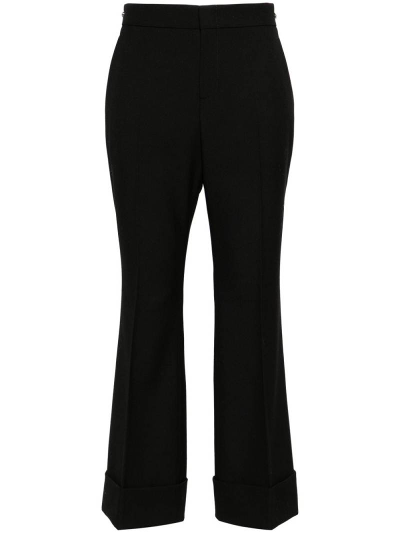 Gucci mid-rise tailored wool trousers - Black von Gucci