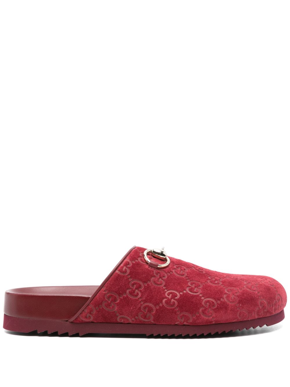 Gucci Horsebit slippers - Red von Gucci