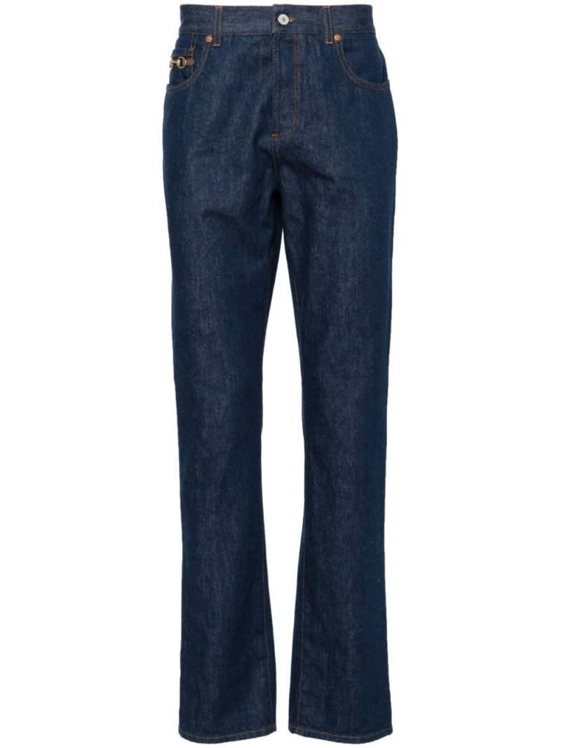 Gucci Horsebit-detail jeans - Blue von Gucci