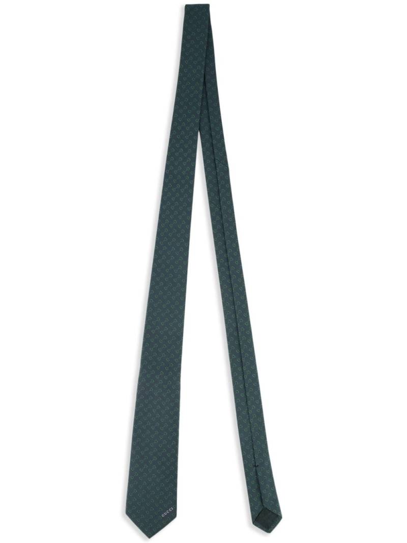 Gucci Horsebit tie - Green von Gucci