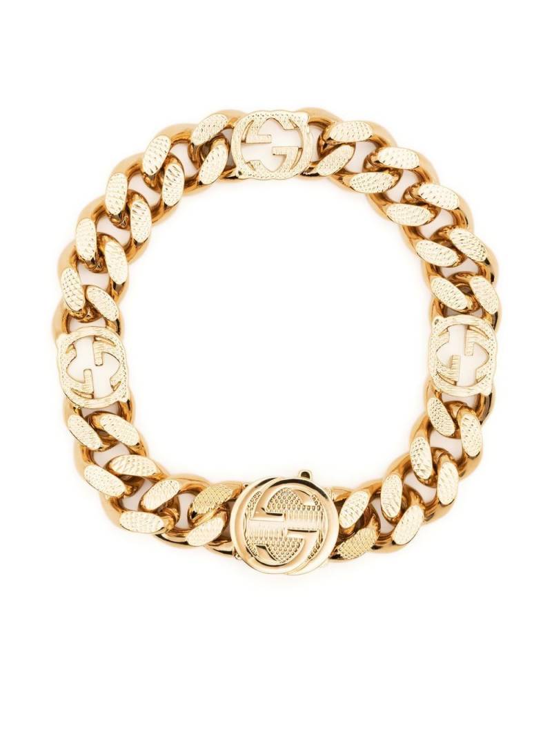 Gucci Interlocking G chain bracelet - Gold von Gucci